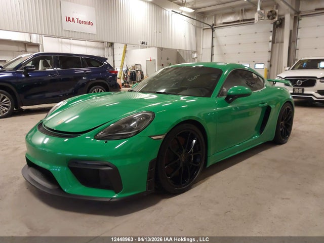 Продаж на аукціоні авто 2021 Porsche 718 Cayman Gt4, vin: WP0AC2A85MS289186, номер лоту: 12448963