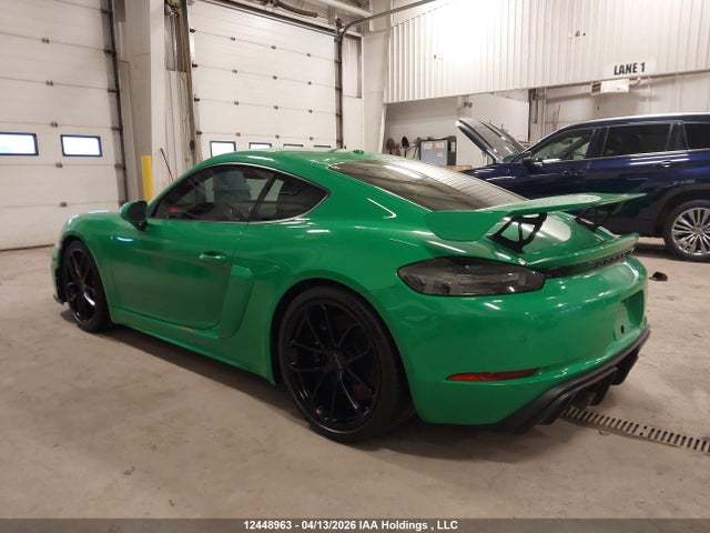 Продаж на аукціоні авто 2021 Porsche 718 Cayman Gt4, vin: WP0AC2A85MS289186, номер лоту: 12448963