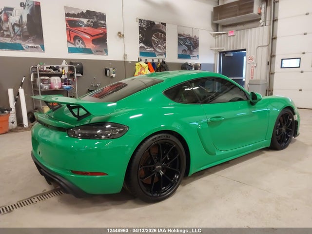 Продаж на аукціоні авто 2021 Porsche 718 Cayman Gt4, vin: WP0AC2A85MS289186, номер лоту: 12448963