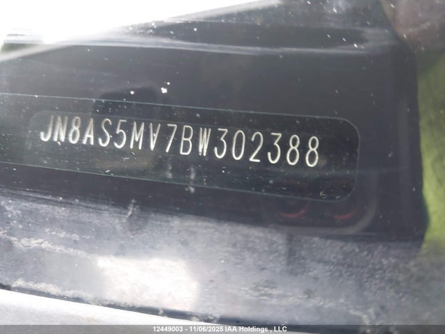 Aukcja sprzedaży 2011 Nissan Rogue Sv, vin: JN8AS5MV7BW302388, numer aukcji: 12449003