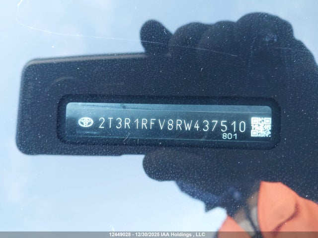 2T3R1RFV8RW437510 Toyota Rav4 Xle