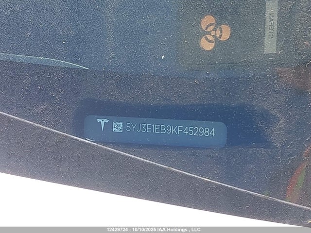 Tesla MODEL 3 2019 5YJ3E1EB9KF452984 Image 9