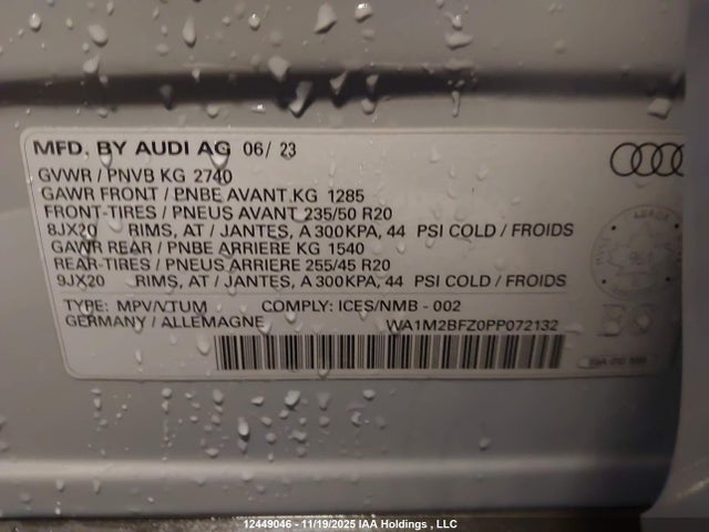 Audi Q4 E-tron 50 2023 WA1M2BFZ0PP072132 Image 9