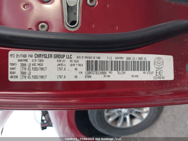 1C6RR7GT3ES109898 RAM 1500 Slt