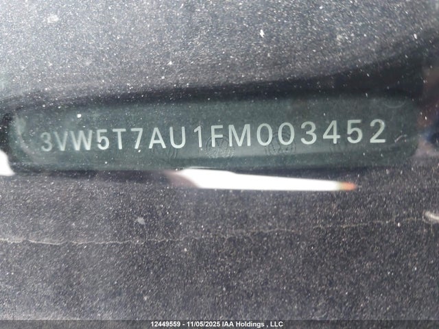 3VW5T7AU1FM003452 Volkswagen GTI