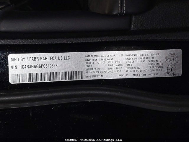 Jeep Grand Cherokee 2023 1C4RJHAG6PC619628 Image 19