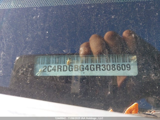 Dodge Grand Caravan 2016 2C4RDGBG4GR308609 Image 9