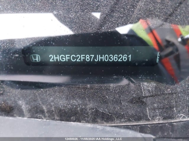 Продаж на аукціоні авто 2018 Honda Civic Ex 4dr, vin: 2HGFC2F87JH036261, номер лоту: 12450026