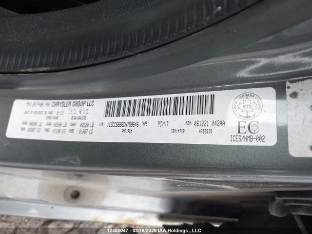Aukcja sprzedaży 2013 Chrysler 200 Touring, vin: 1C3CCBBB6DN758646, numer aukcji: 12450047