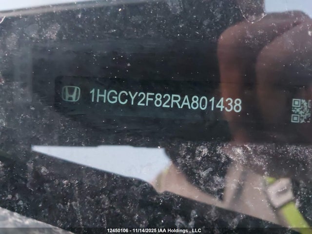 12450106 :رقم المزاد ، 1HGCY2F82RA801438 vin ، 2024 Honda Accord Hybrid Touring مزاد بيع