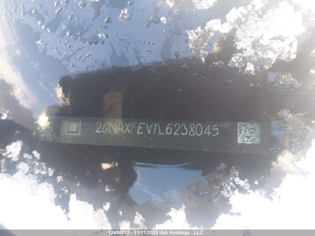 2020 Chevrolet Equinox Fwd 1fl მანქანა იყიდება აუქციონზე, vin: 2GNAXFEV1L6238045, აუქციონის ნომერი: 12450312