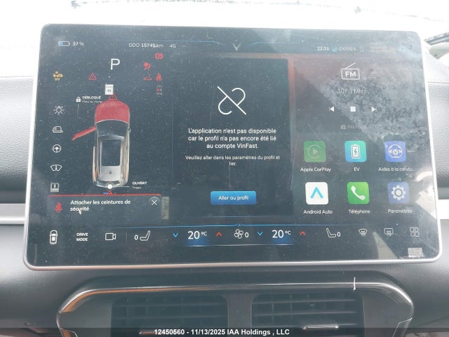 Продажа на аукционе авто 2024 Vinfast Vf 8 Plus, vin: RLLV1AFA5RH007118, номер лота: 12450560