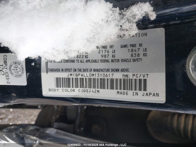 JM1BPALL0M1310617 Mazda 3 Preferred