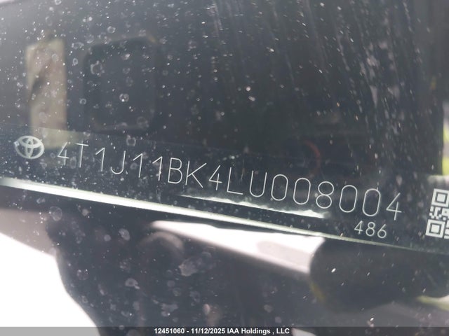 4T1J11BK4LU008004 Toyota CAMRY SE