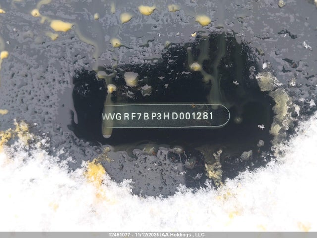 WVGRF7BP3HD001281 Volkswagen Touareg