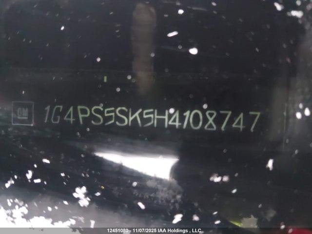 1G4PS5SK5H4108747 Buick lea - sidi: spark ignited direct injection, e85 max, alum