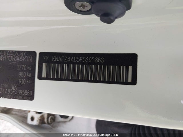 Продажа на аукционе авто 2015 Kia Forte 2.0l Sx, vin: KNAFZ4A85F5395863, номер лота: 12451310