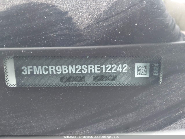 12451662 :رقم المزاد ، 3FMCR9BN2SRE12242 vin ، 2025 Ford Bronco Sport Big Bend مزاد بيع