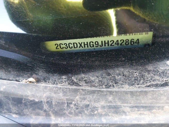 Продаж на аукціоні авто 2018 Dodge Charger Sxt Plus, vin: 2C3CDXHG9JH242864, номер лоту: 12452020