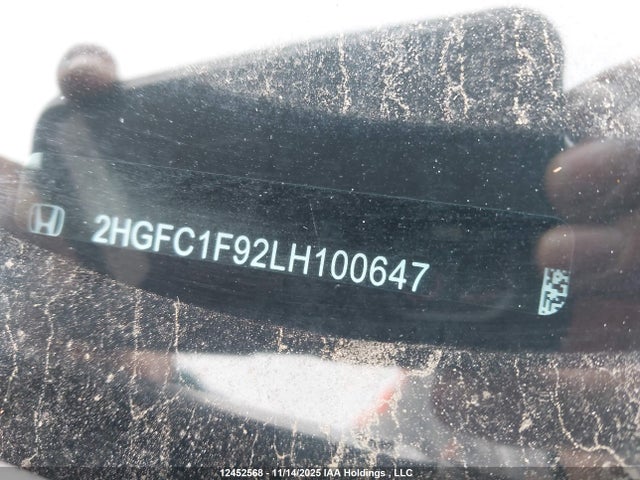 Honda Civic Touring 2020 2HGFC1F92LH100647 Image 17