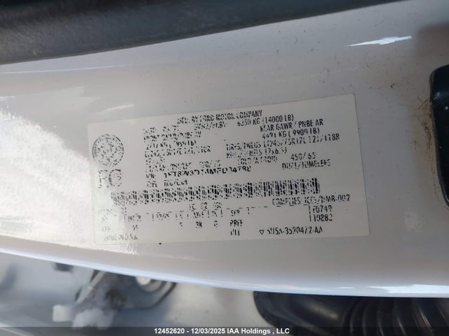 1FT8W3DT4MED34788 Ford F350 Super Duty