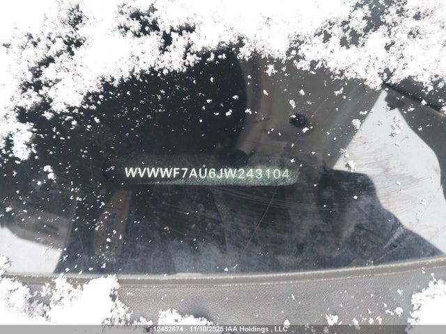WVWWF7AU6JW243104 Volkswagen Golf R