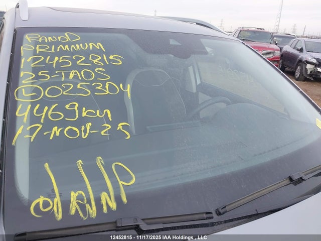 12452815 :رقم المزاد ، 3VVVC7B23SM025304 vin ، 2025 Volkswagen Taos Comfortline مزاد بيع