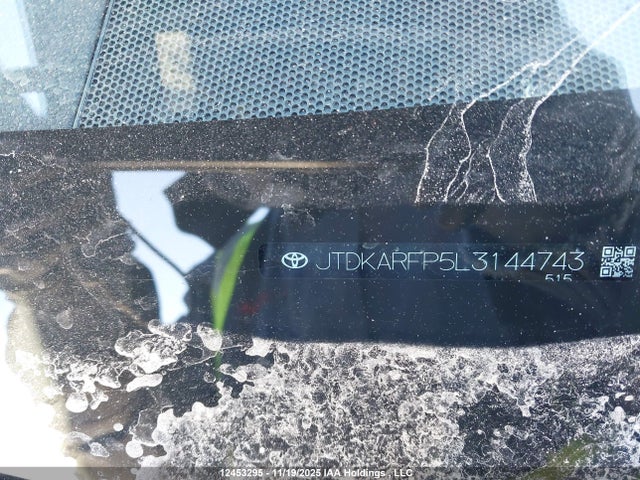 JTDKARFP5L3144743 Toyota Prius