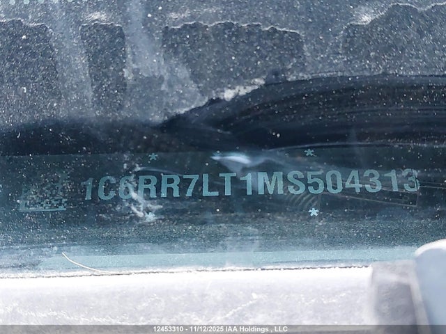 12453310 :رقم المزاد ، 1C6RR7LT1MS504313 vin ، 2021 Ram 1500 Classic Slt مزاد بيع