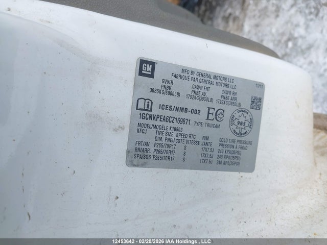 Продаж на аукціоні авто 2012 Chevrolet Silverado 1500 Wt, vin: 1GCNKPEA6CZ169871, номер лоту: 12453642