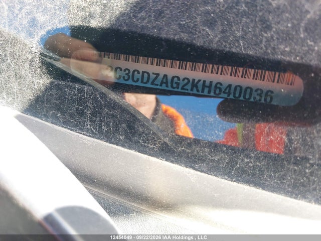12454049 :رقم المزاد ، 2C3CDZAG2KH640036 vin ، 2019 Dodge Challenger Sxt مزاد بيع