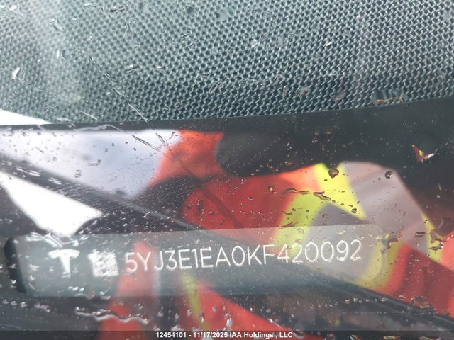 Tesla Model 3 Long Range/mid Range/standard Range/standard Range Plus 2019 5YJ3E1EA0KF420092 Image 40