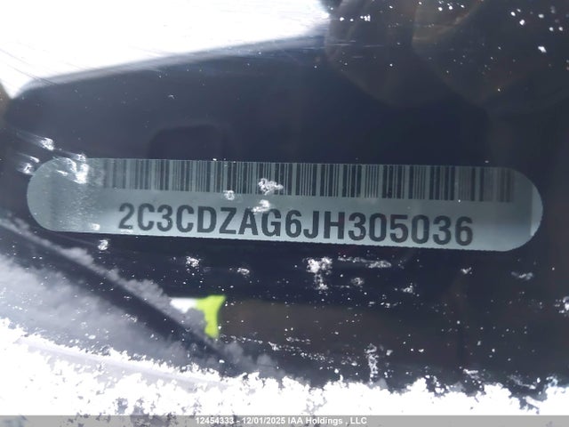 Dodge Challenger Sxt 2018 2C3CDZAG6JH305036 Image 9