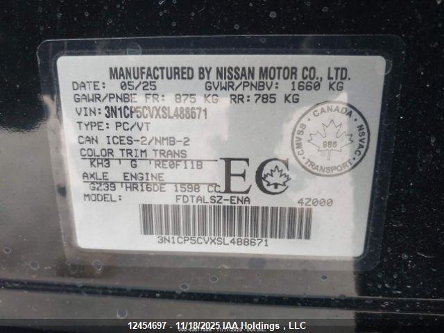 3N1CP5CVXSL488671 Nissan Kicks Play Sv