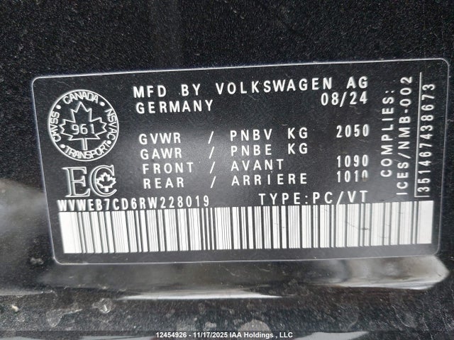 Volkswagen Golf R 2024 WVWEB7CD6RW228019 Image 9