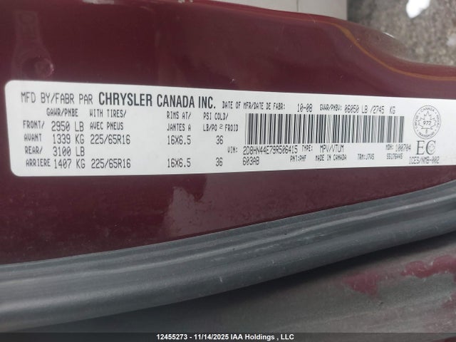 Aukcja sprzedaży 2009 Dodge Grand Caravan, vin: 2D8HN44E79R506415, numer aukcji: 12455273