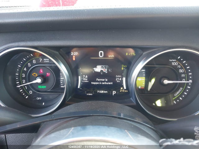 Продаж на аукціоні авто 2023 Jeep Wrangler 4xe Unlimited Sahara, vin: 1C4JJXP68PW670147, номер лоту: 12455357