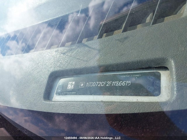 1GD072CF2F1186615 GMC Savana Cutaway 3500