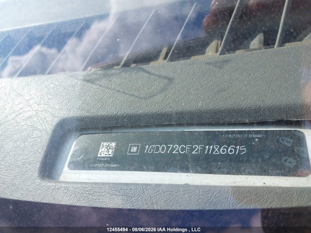 1GD072CF2F1186615 GMC Savana Cutaway 3500