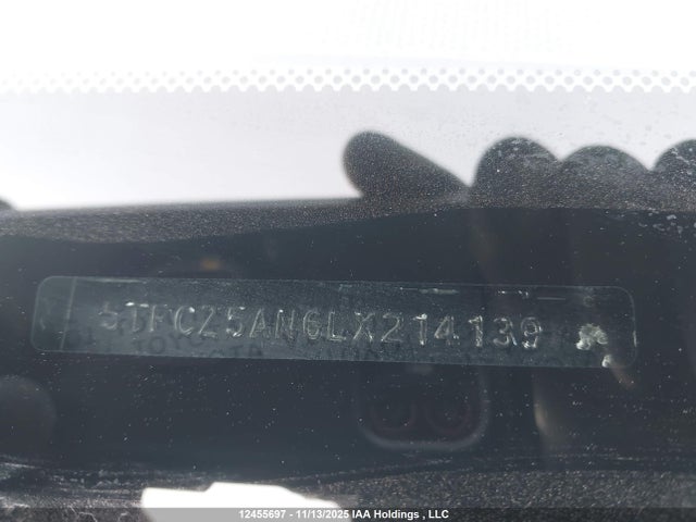 5TFCZ5AN6LX214139 Toyota Tacoma Double Cab/sr/sr5/trd Sport/trd Off Road/trd Pro