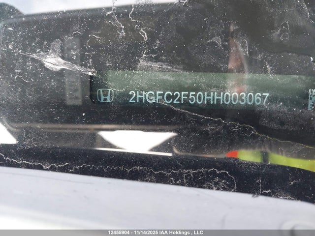 12455904 :رقم المزاد ، 2HGFC2F50HH003067 vin ، 2017 Honda Civic مزاد بيع