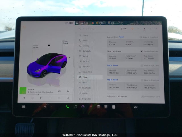 5YJ3E1EA9NF167617 Tesla Model 3 Rwd/standard Range