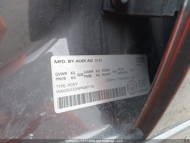 WAUGUCGY6PA097710 Audi A3 PREMIUM