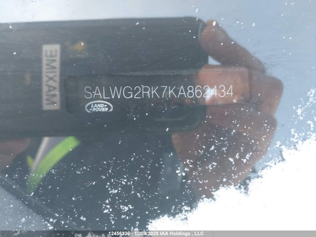 Продаж на аукціоні авто 2019 Land Rover Range Rover Sport Se, vin: SALWG2RK7KA862434, номер лоту: 12456328