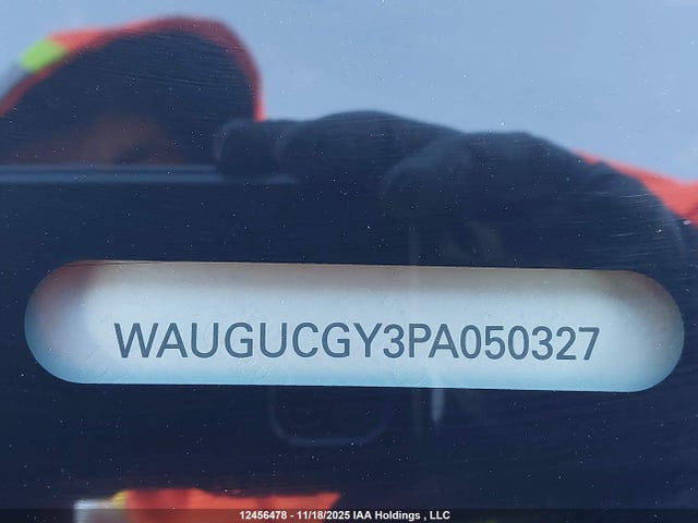 12456478 :رقم المزاد ، WAUGUCGY3PA050327 vin ، 2023 Audi A3 Premium مزاد بيع