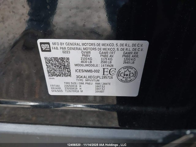 GMC Terrain 2023 3GKALXEG1PL195716 Image 9