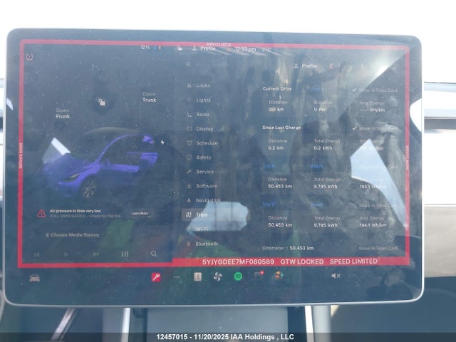 5YJYGDEE7MF080589 Tesla Model Y