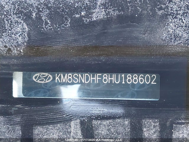 KM8SNDHF8HU188602 Hyundai Santa Fe Xl Luxury