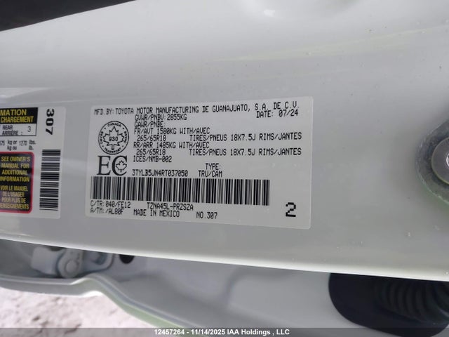 Toyota Tacoma 2024 3TYLB5JN4RT037050 Image 9