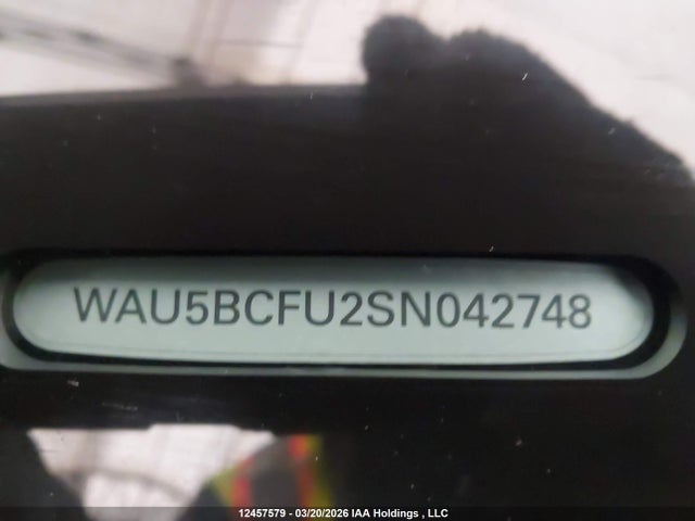 WAU5BCFU2SN042748 Audi A5 Progressiv